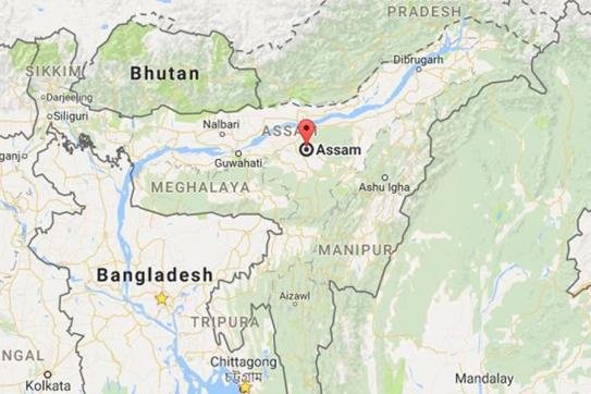 আসাম ম্যাপ