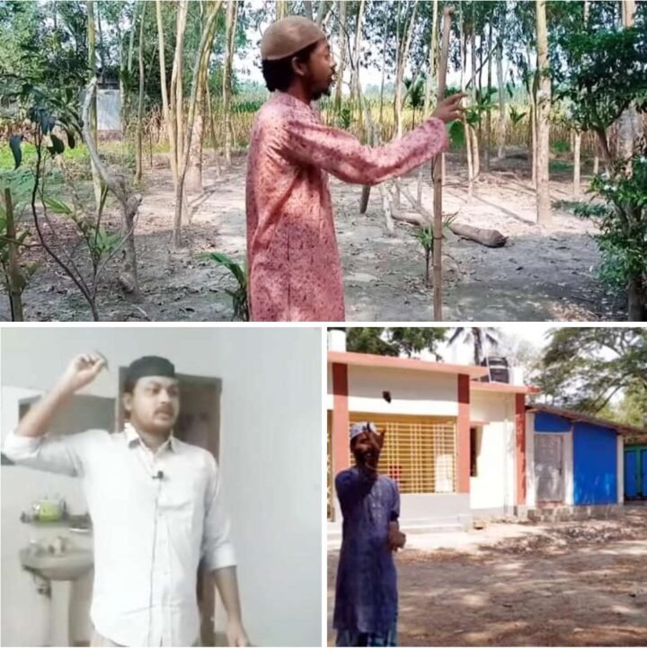 রাবি ক্যাম্পাসে ‘শয়তান তাড়াতে’ প্রতীকী পাথর নিক্ষেপ