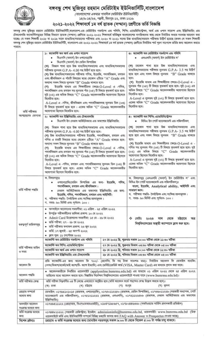 bsmrmmu 2021-22